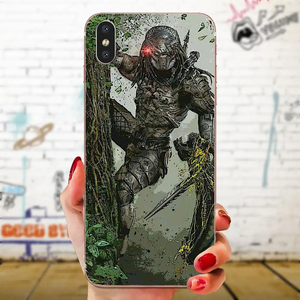 Мягкий чехол из ТПУ для Xiaomi Redmi Mi 4 7A 9T K20 CC9 CC9e Note 7 9 Y3 SE Pro Prime Go Play чужой Хищник - Цвет: as picture