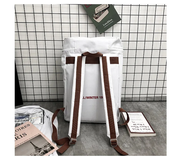 Модный мужской рюкзак Холщовый большой емкости Рюкзаки для школы подростков девочек функциональный женский рюкзак дорожная сумка