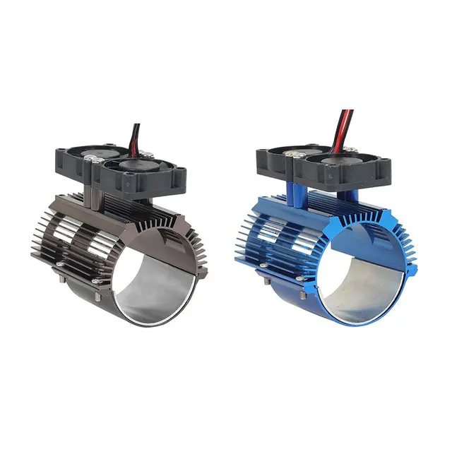 Motor radiator        2020 Hot Motor radiator dual fan for Traxxas SUMMIT big S E-REVO big E 41-43MM motor radiator 4