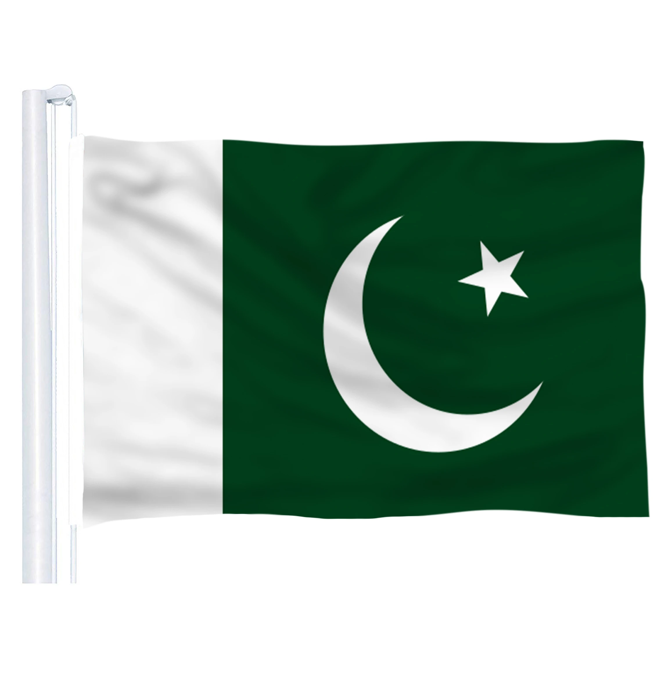 Флаги из полиэстера 5*3 фута 150*90 см 2017|pakistan flag|polyester flagflags polyester |