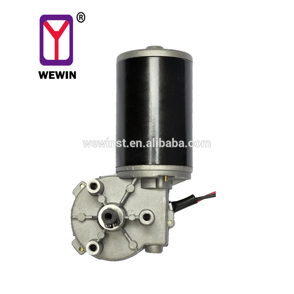 

Permanent Magnet DC Motor 12v 24v 36v Worm Gear DC Electric Motor