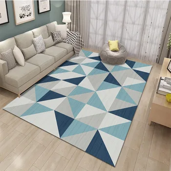 

Europe Carpet Abstract Geometry Pattern Lamb Velvet Material Rug Living Room Bedroom Study Coffee Table Decorative Room