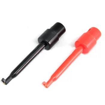 

1Pair Large Test Hook Lead Wire Kit Clip Grabbers Test Probe DIY Tools Accessories