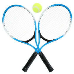 2 PCS High Quality Training Racket Junior Tennis Racquet for Kids Youth Childrens Tennis Rackets with Carry Bag