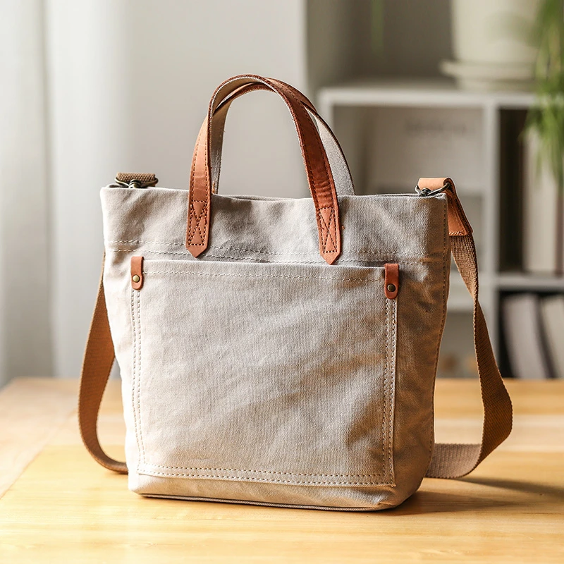 Canvas sling tote bag Clearance
