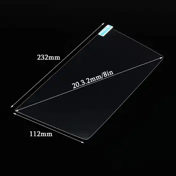 

Hot 8 Inch Car GPS Navigation Display Screen Glass Steel Protective Pad Film Sticker For Peugeot 3008 4008 5008 2017 2018