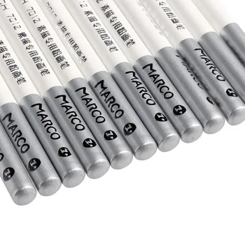

12pcs White Fine Art Drawing Non-toxic Base Pastel Pencils Set For Artist Sketch