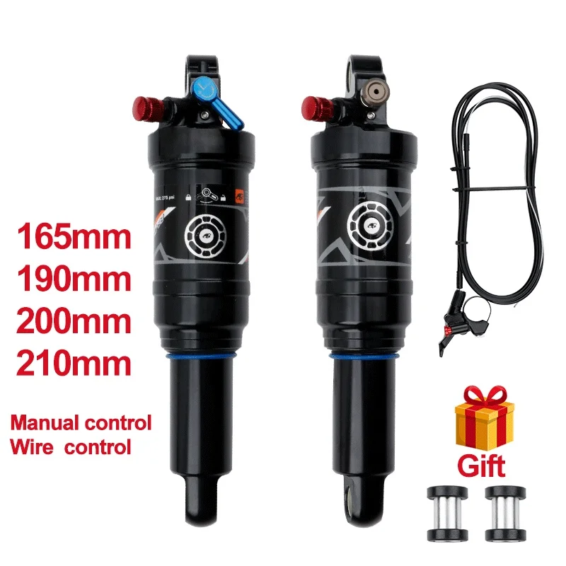 soft tail Mtb rear air shock shock absorber wire control lockable