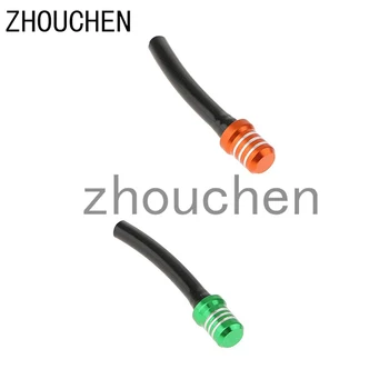 

2 Pieces Gas Cap Tank Fuel Breather Vent Value Hose Fit for Mini Pit Dirt Bike Motorbike ATV, Green & Orange