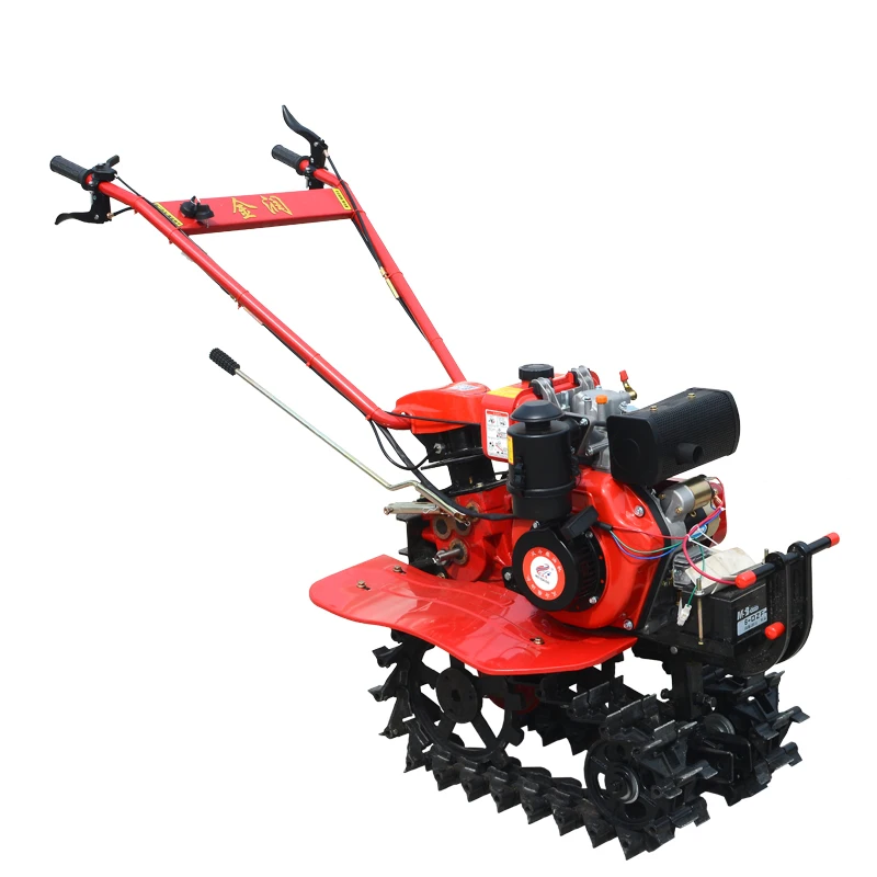 

Multi-function agricultural machine,chain track wasteland reclamation machine/crawler type household cultivator/rotary tiller