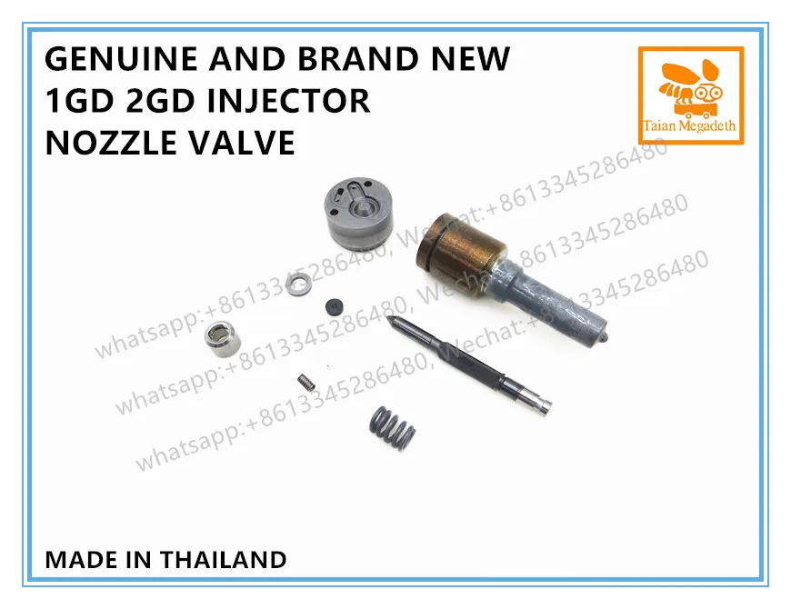 Подлинный и абсолютно новый 1GD 2GD топливный пьезо Форсунка клапан Ремонтный