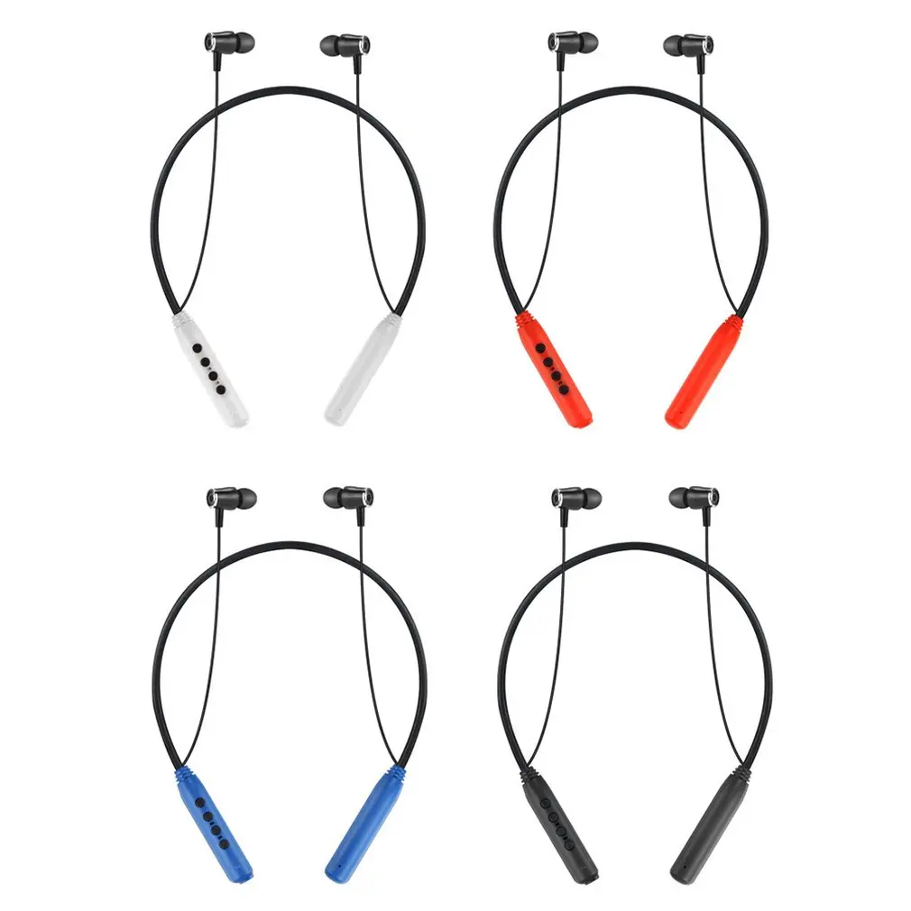Водонепроницаемые спортивные Bluetooth наушники MP3 плеер беспроводная гарнитура Шея висячая Встроенная 8 г 16 г 32 г карта памяти