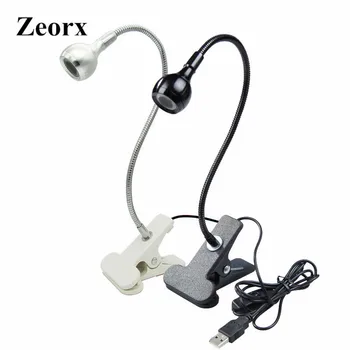 

LED Desk Lamp with Clip 1W Flexible LED Reading Lamp USB Power Supply LED Book Lamp LED Reading Book Lighting
