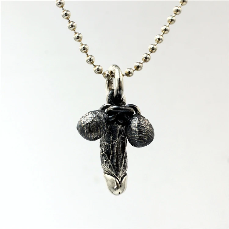 Мужская подвеска в стиле панк из серебра 925 пробы|Подвески| |