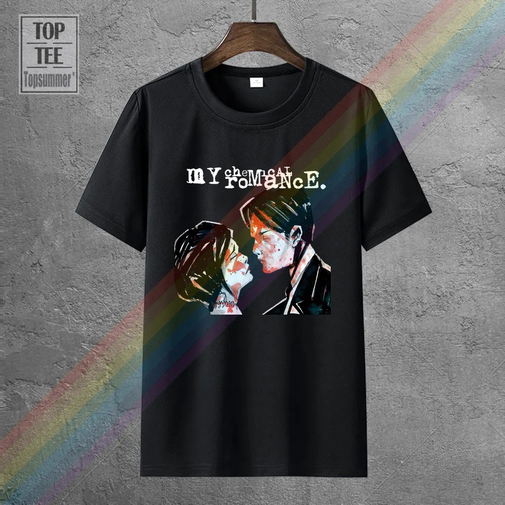 Женская футболка My Chemical Romance с тройным удовольствием женская черная популярная
