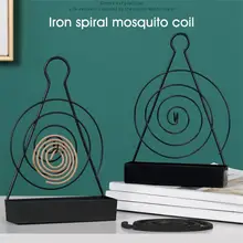 

Retro Iron Spiral Mosquito Coil Holder Nordic Simple Household Insect Repellent Metal Mosquito Coil Rack Living Room Bedroom