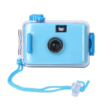 

5M Waterproof Kids Girl Boy Camera Underwater Cute Children Film Camera With Housing Case Lightweight Focus Free Camera