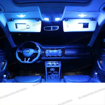 

Lsrtw2017 LED Car Interior Readlight Light Atmosphere Light for Skoda Kodiaq Karoq Interior Mouldings Accessories Styling