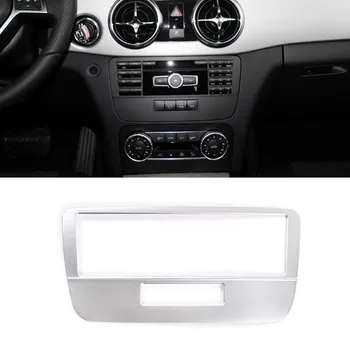

Car Styling Center Console Air Conditioner CD Frame Decoration Sticker Trim For Mercedes Benz GLK 2013-15 Interior Accessories