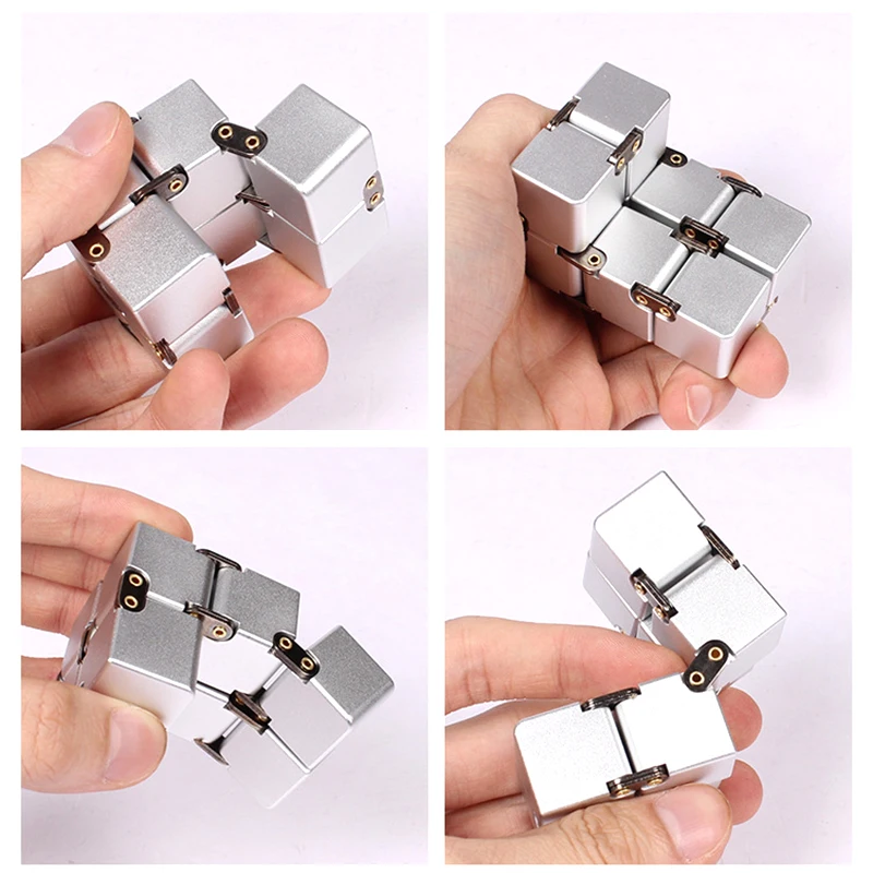 Fidget Infinity Cube Anxiety Stress Relief Fidget Toy Puzzle Cube Finger Plaything Infinite Conversion Blocks 4 Fidget Infinity Cube Anxiety Stress Relief Fidget Toy Puzzle Cube Finger Plaything Infinite Conversion Blocks 4