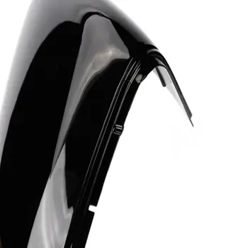 

Cap Rearview Mirror Cover Trim Side Black Plastic Accessories Car Auto