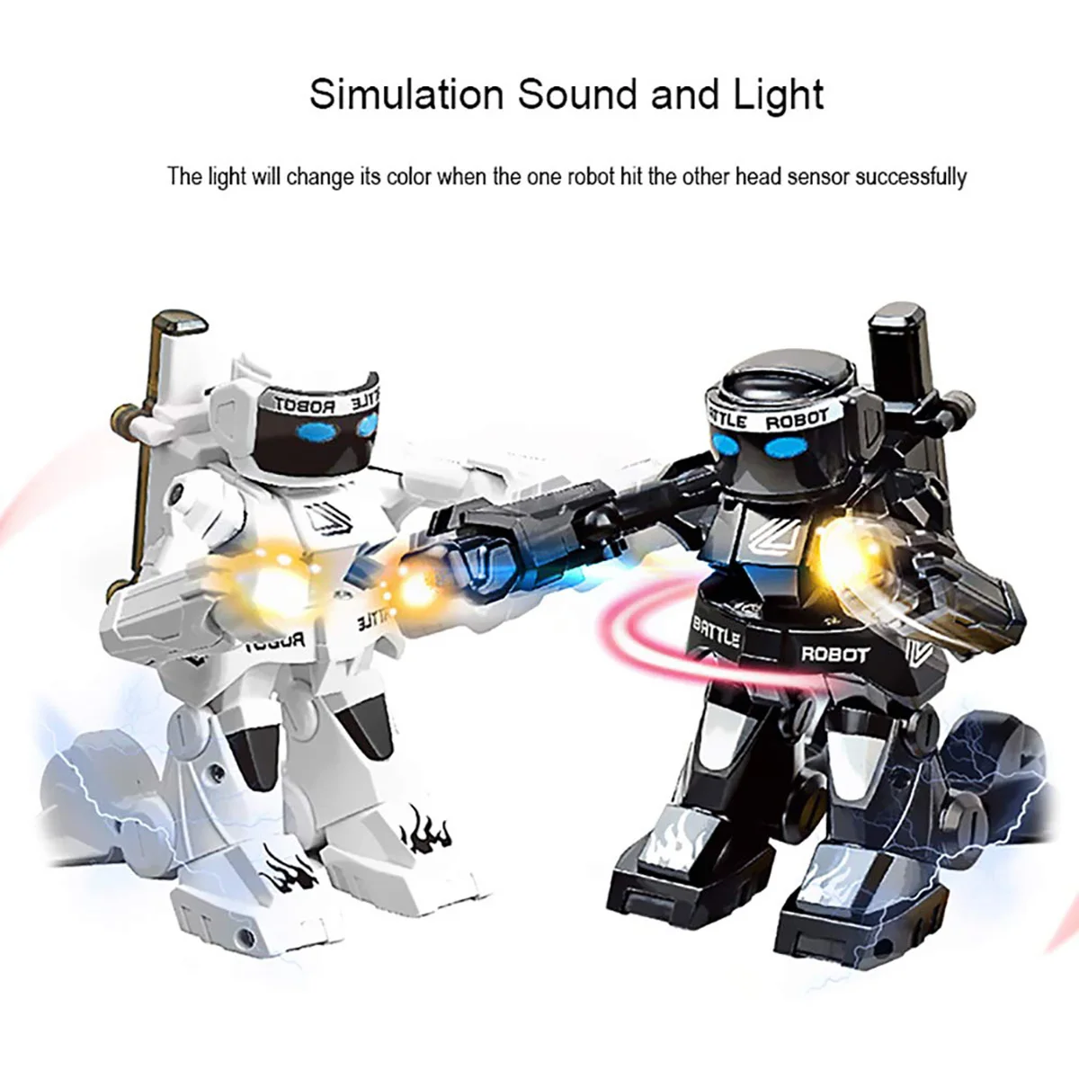 Battle RC Robot 2.4GHz Body Sense Remote Control Toy Model Mini Smart Robot With Boxing Sound & Indicative Light Model Kids Gift