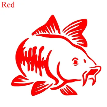 

Cute Big Fish Car Sticker Styling Personality Creative Waterproof Cover Scratches Decoration Accessories PVC 20cm x 12cm
