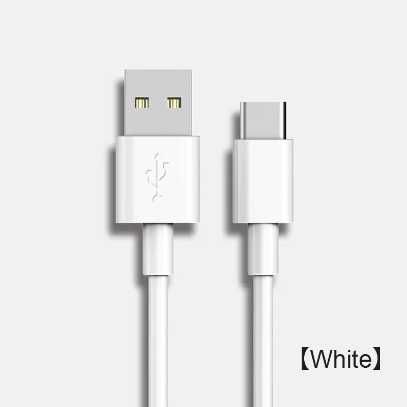 Type-C кабели для мобильных телефонов USB 2.5A Быстрая зарядка для смартфонов type C для samsung S9 S8 S10 huawei P30 Pro зарядный провод - Цвет: Белый