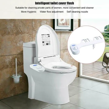 

Bidet Fresh Water Spray Mechanical Bidet Toilet Seat Attachment Non-Electric 1/2