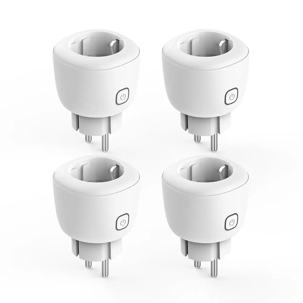 WIFI Remote Socket Smart Voice Control Fire Retardant Smart Power Socket Power Statistics Smart Scene Plug For Alexa Google Home