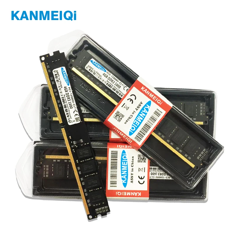 KANMEIQi ram ddr3 4gb 1333MHZ 1600MHZ и 2GB настольная память 240pin 1,5 V DIMM