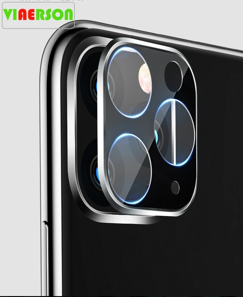 

For iPhone 11 3D Full Back Camera Lens Screen Protector for iPhone 11 Pro Max 2019 Tempered Glass Film Aluminum Metal Lens Case