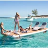  Inflatable Swimming Fishing Dock  Drop Stitch Swimming Platform Floating  Dock  For Boat  River 5