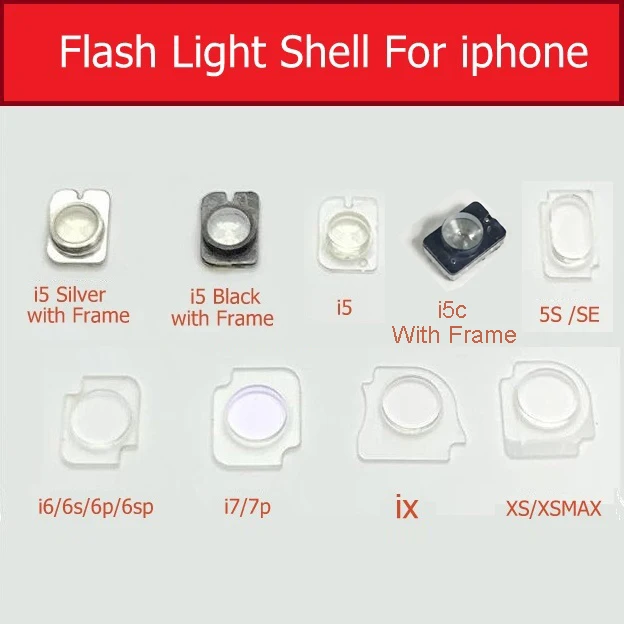 Гибкий пластиковый держатель для вспышки iPhone 5 5s se 6 7 Plus X Xs Max|Шлейфы мобильных