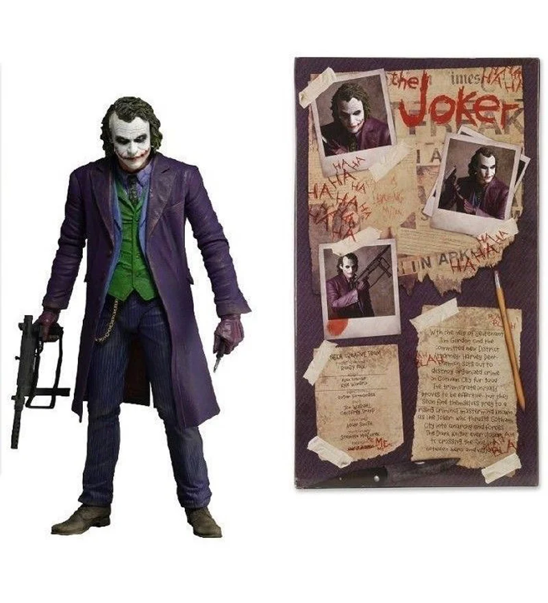 7 дюймов DC Alliance of Injustice Neca Супермен против Бэтмена Джокер фигурка игрушка Рождественский ужас подарок на Хэллоуин