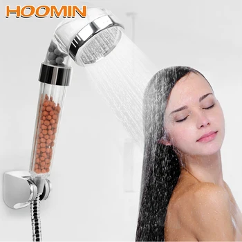 

HOOMIN Anion Filter High Pressure Shower Head Home Improvement Energy Saving Handheld Bathroom Products