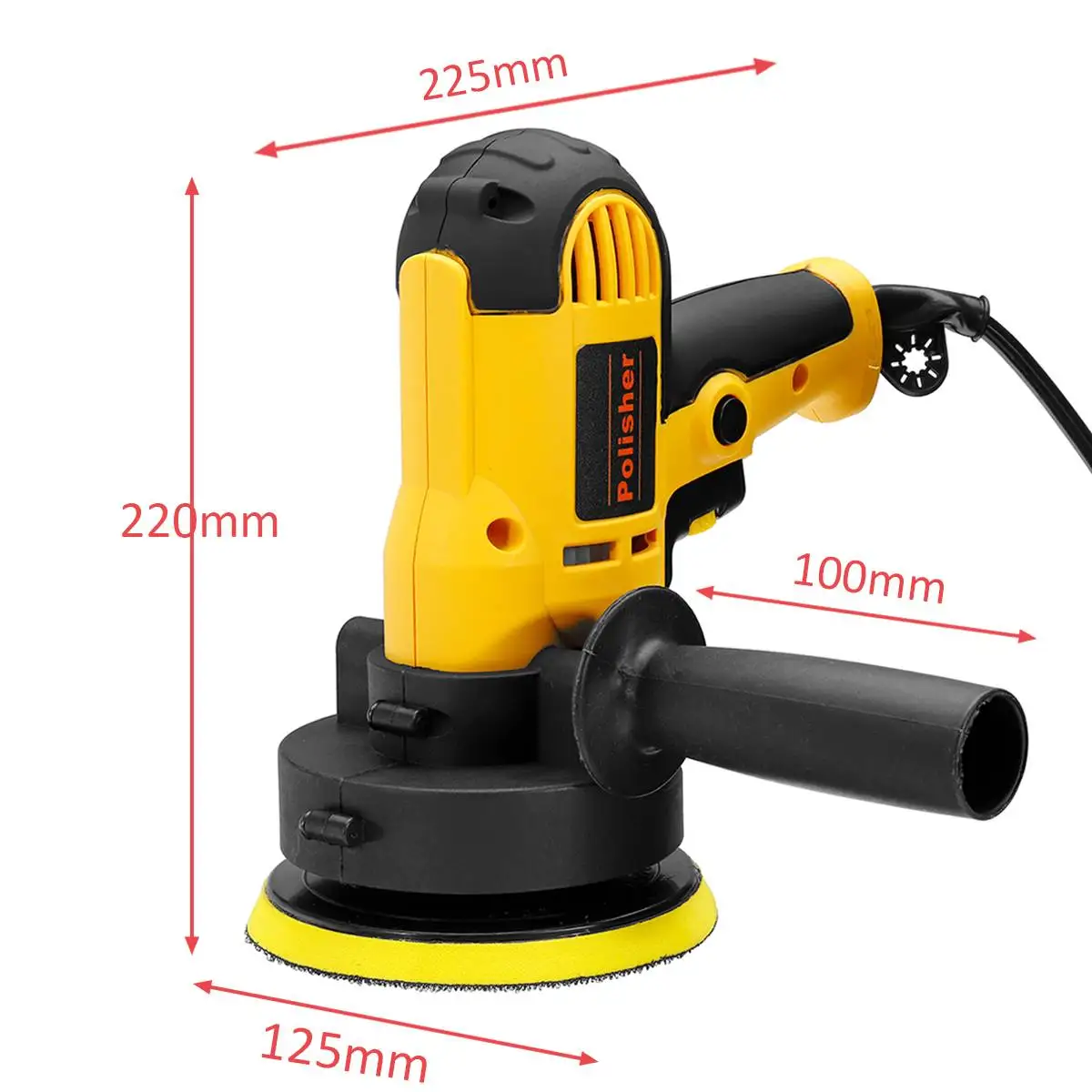 Electric Car Polisher 700W 3700r/min 220V Car Polisher Machine Auto Polishing Machine Sanding Waxing Tools Car Accessories Kits