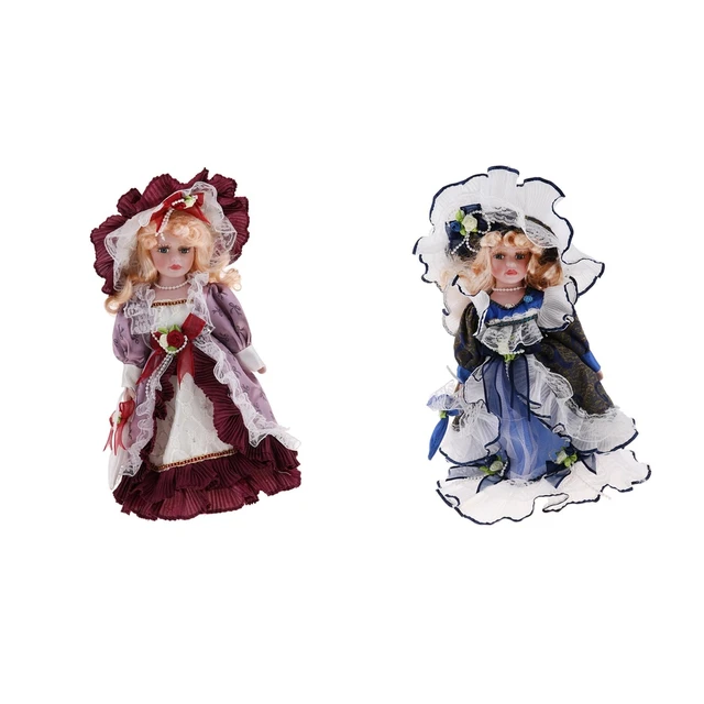 Dollhouse Miniature Doll People Model, vestido vitoriano menina, Uniforme  estilo britânico, Boy Toy, 1:12 - AliExpress