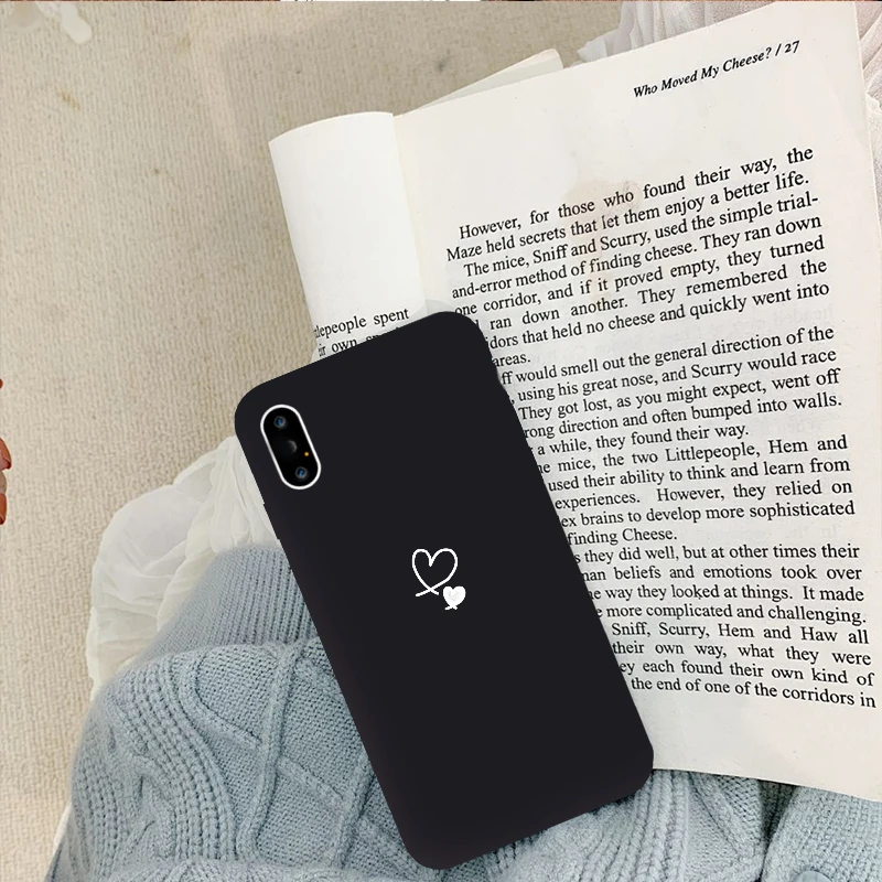 Чехлы для телефонов с рисунком сердечек Iphone 8 Plus 6 6S 7 iphone XS Max XR X Мягкий