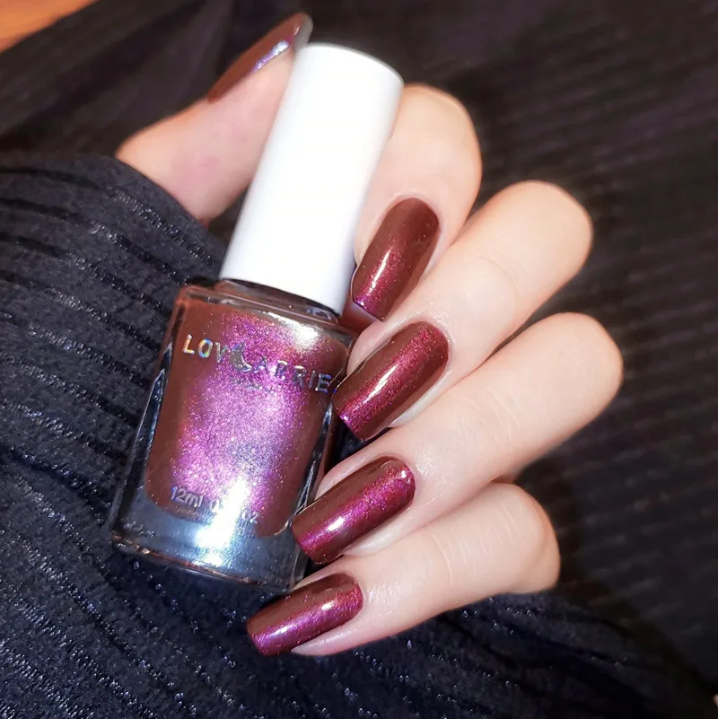 20 Nail Polish Новинка LOVCARRIE Блестящий голографический лак для ногтей обычный лак для ногтей 12 мл матовый Блестящий лак для ногтей 30 цветов - Цвет: 20 Nail Polish
