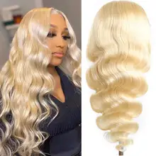 Aliexpress - 4×4 613 Honey Blonde Color Hd Lace Front Human Hair Wigs Brazilian Remy Body Wave Wig for Women Transparent Lace