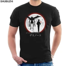 Горячая Распродажа, новая модная мужская футболка из хлопка с надписью «Death Note I Will Government A New World» брендовая одежда sbz5502