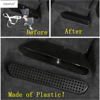 

Lapetus Accessories Fit For BMW X3 G01 X4 2018 - 2020 Heat Floor Air Conditioner Duct Vent Outlet Grille Molding Cover Kit Trim