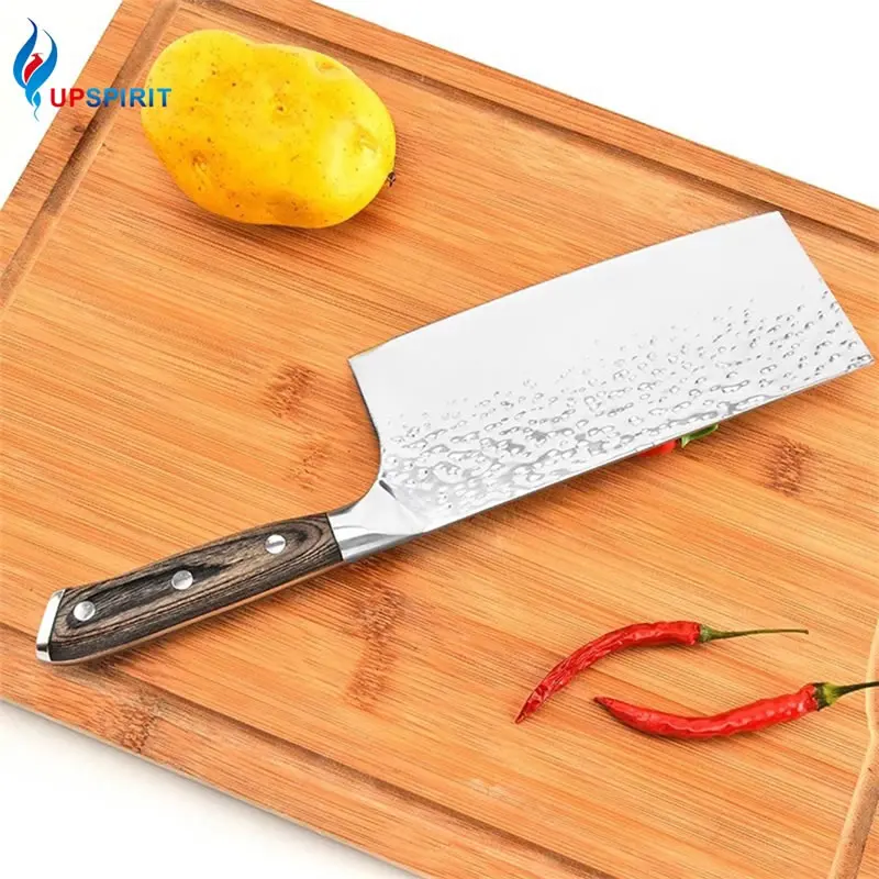 Upspirit ручной Кованый Нож для овощей из нержавеющей стали мясо рыбы нарезки Кливер Фрукты резак слайсер измельчитель кухонные ножи шеф-повара