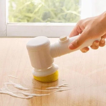 

5 in 1 Handheld Electric Cleaning Brush Bathroom Toile Tub Brush Rags Home Cleaning Tools Kitchen Washing Brush Dishwasher Brush