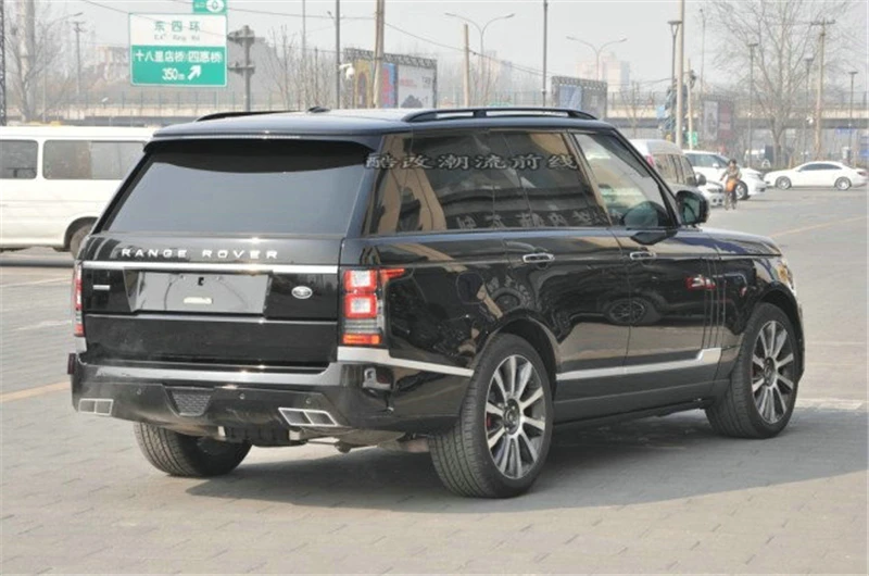 Для крыши стеллажи для выставки товаров Чемодан барная стойка для Land Rover Range Rover 2013 15 Высокое качество алюминиевого сплава автомобильный аксессуар