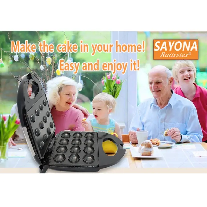 Bubble Waffle Makers Egg Mold Electric Non-stick Baking Pans Coating Plates Griddle-Ready Breakfast Temperature Control