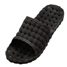 Домашние тапочки; пара домашних тапочек с кроликом для ванной; домашние тапочки; Модная Повседневная пляжная обувь в полоску с амортизацией