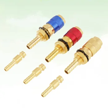 

6Pc Quick Connectors Metal Effective Durable Portative Utility Professional Contact Tips for Changing Welder Torch TIG Welding