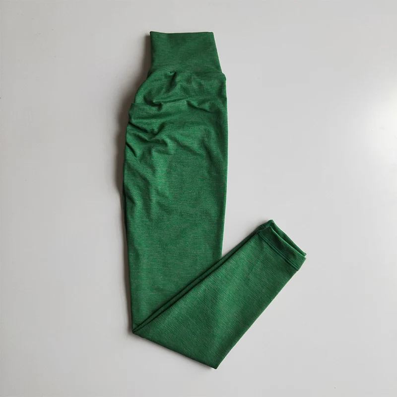 green Peeli, бесшовные леггинсы с высокой талией, штаны для фитнеса, упругие леггинсы для ягодиц, Gymwear, пуш-ап, штаны для йоги, тренировочные колготки для тренировок - Цвет: green